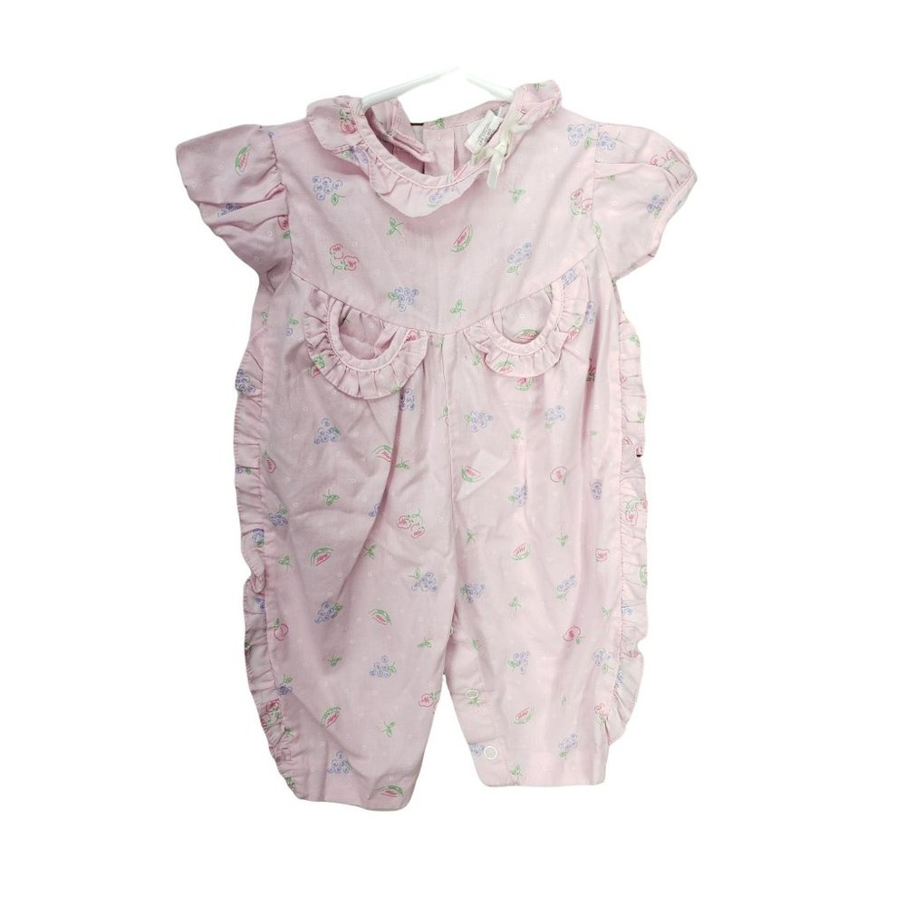Mayfair Pink‎ Floral 0-6 Months Baby Girl Romper
